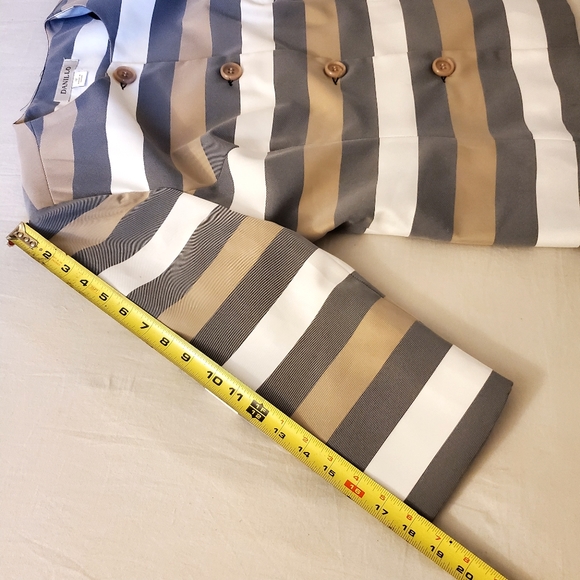 Danillo Size 12 Striped 2-Piece Skirt Suit - Picture 11 of 16